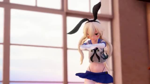 Shimakaze – LAMB [MMD R15] Panman