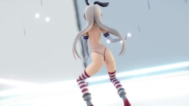 Shimakaze – Luvoratorrrrry [MMD R15] Kuro Neko