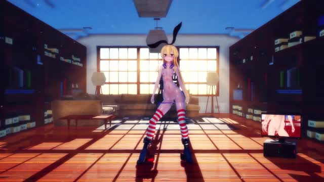 Shimakaze – Whiplash [MMD R18] Hamselvish