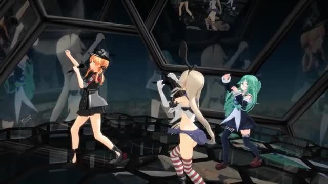 Shimakaze, Yamakaze & Prinz – Electro World [MMD R18] Yokeke