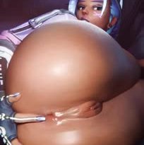 Sombra fingering her asshole…