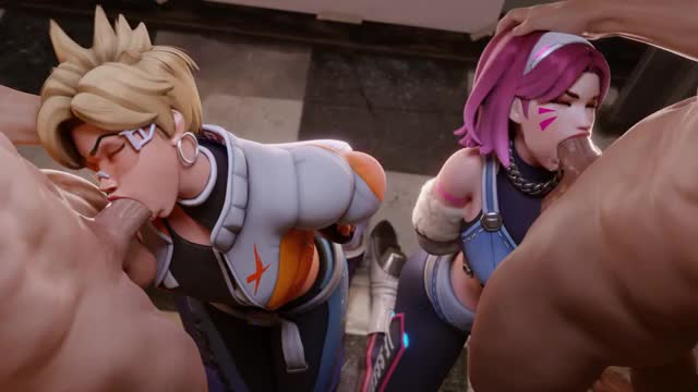 Tracer & D.Va – In Trouble [Base&NoMale][TheCount][NO WM]