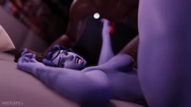 Widowmaker Mating Pressed [Blacked][DePlaps][4K]
