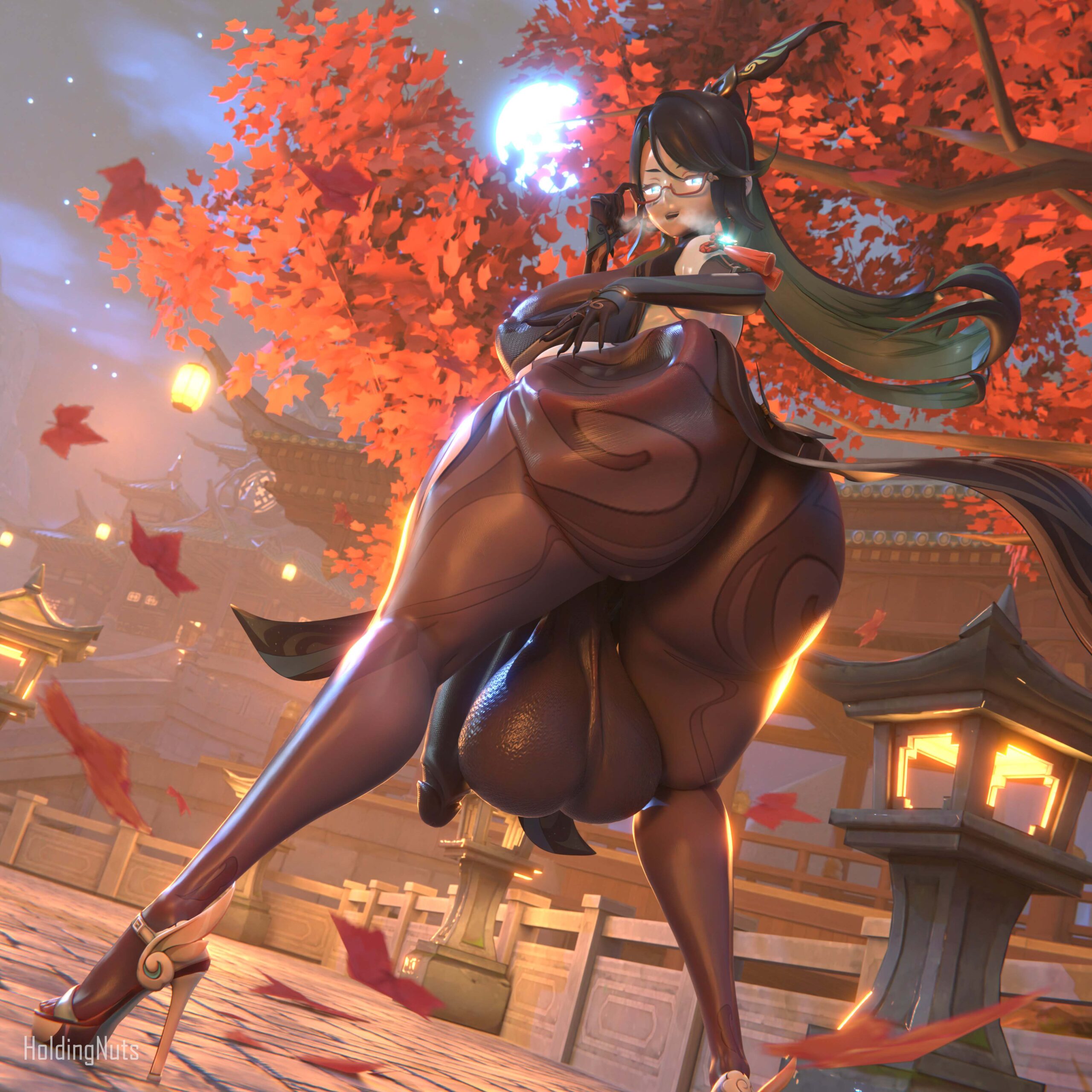 Animation futanari genshin