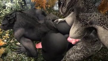 Argonian fucking werewolf