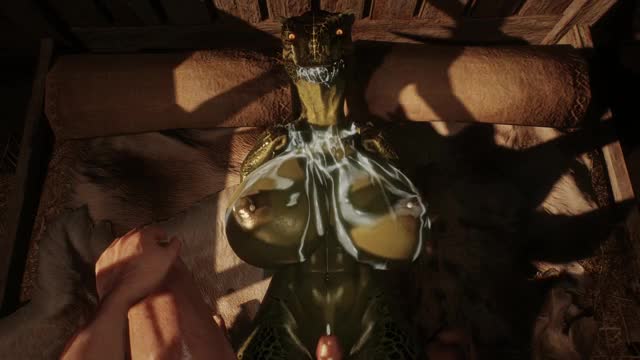 Argonian wife is having rough sex [Kar_Tavi]