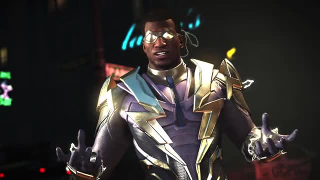 Black Canary teaches Black Lightning a thing or two