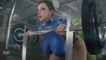 Chun-li gym full [X3D] [4K 60FPS]
