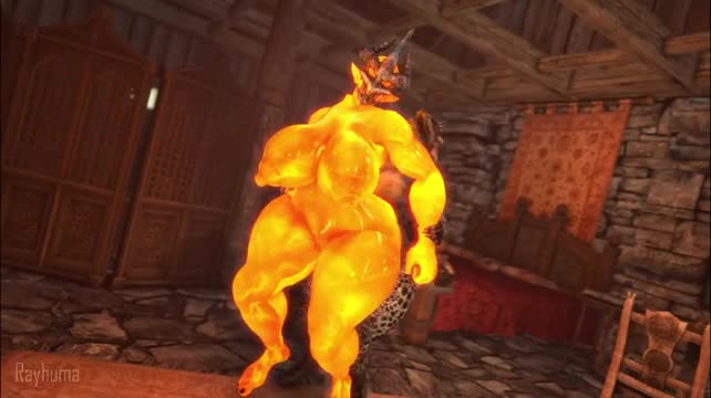 Flame atronach summoned