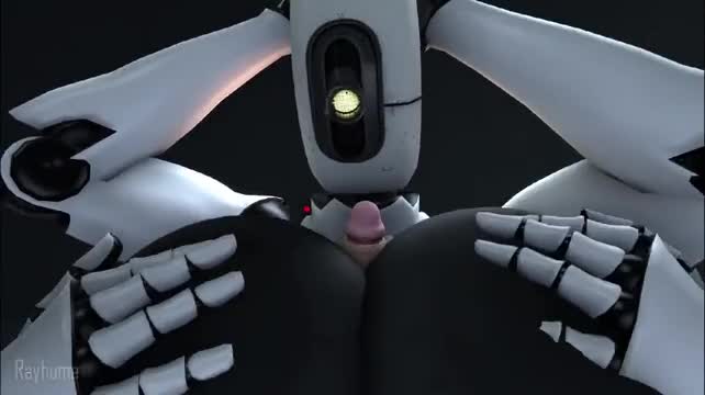 Glados gives paizuri