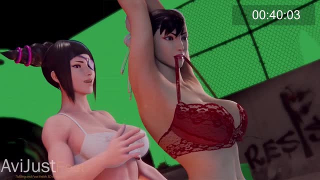 Juri han tickles chun li