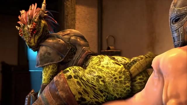 Lizard bribing the guard『AlphaWolf77』