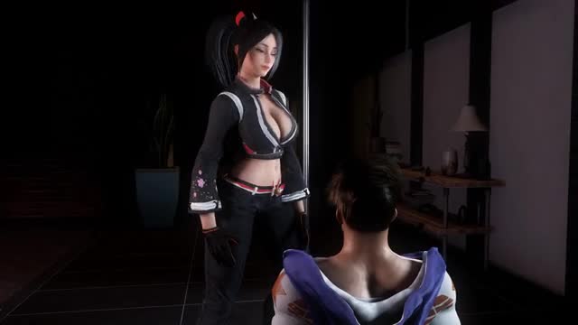 Mai Shiranui Pole Dance
