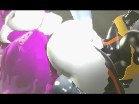 [Megaswitchsfm] Tangle x Wave x Amy Rose Futa Threesome