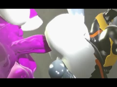 [Megaswitchsfm] Wave & Amy Rose tagteam Tangle