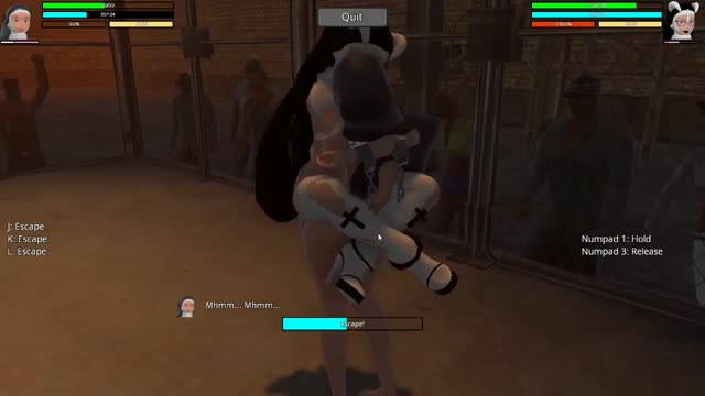 Nun vs succubus nun: heroine rumble 2