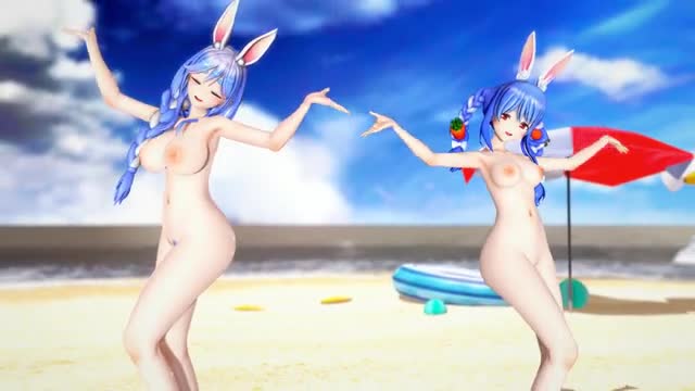 Pekora and pekora’s mom sex dancing