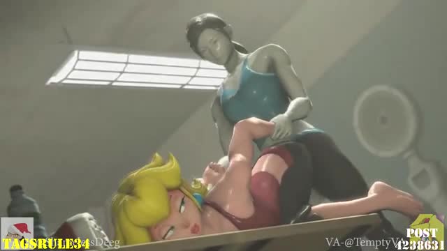Princess Peach, Rosalina & Daisy hentai 3d compilation #1