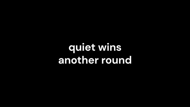 Quiet vs liz comstock