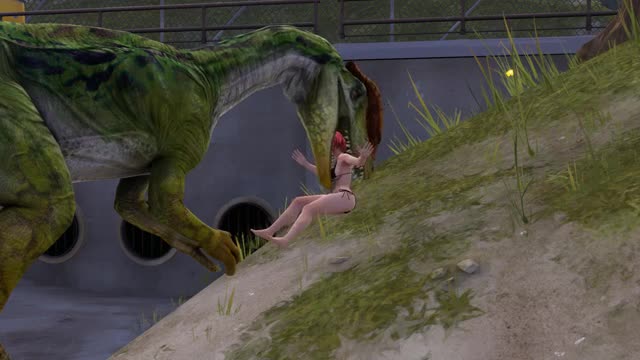 Regina’s dino crisis vore by thelittleboot