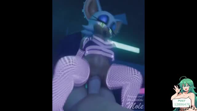Rouge The Bat SONIC hentai 3d compilation #6