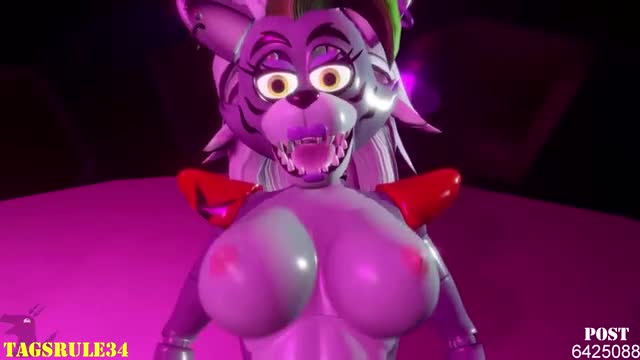 Roxanne Wolf (FNAF) hentai 3d compilation #1