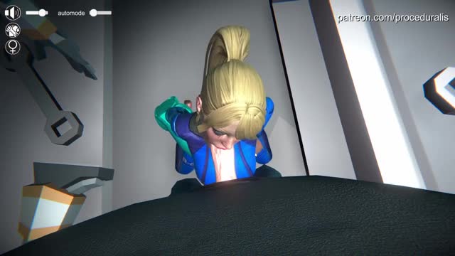 Samus in a gear shop (proceduralis)