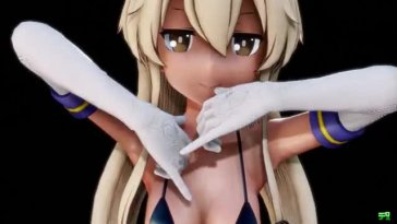 Shimakaze – Higan (B ver.) [MMD R15] Delor