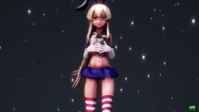 Shimakaze – Mouth of Truth (C ver.) [MMD R15] Delor
