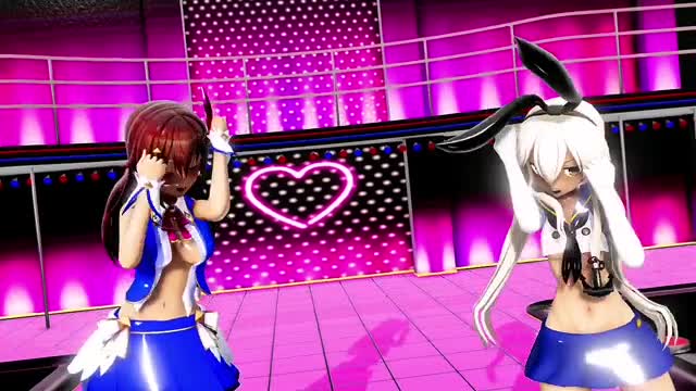 Shimakaze & Sora – Darling Dance [MMD R15] RubyMMD