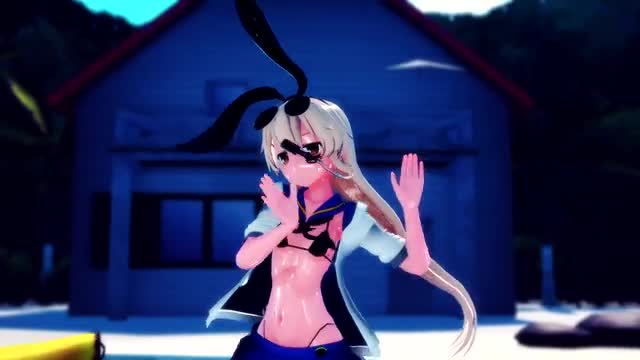 Shimakaze – Winner Island [MMD R15] Hamselvish