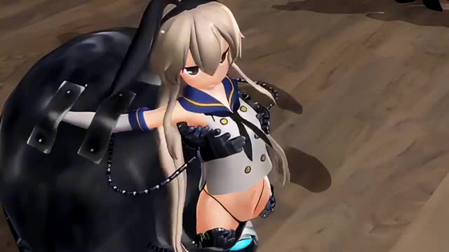 Shimakaze tortured with a tickling machine [R18] Asagirinisiki