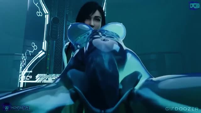 Slime Tifa dildo play
