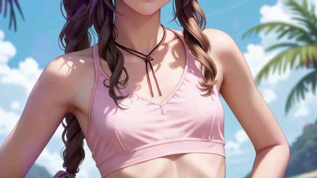 Tifa, Aerith & Yuffie’s Cock Training Summer Camp [Voiced]