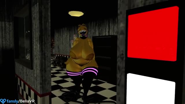 Toy Chica night shift Blowjob