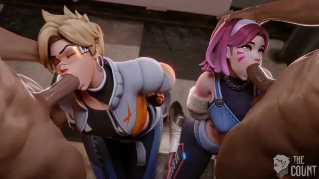 Tracer x Dva Base Public[TheCount] [edited] [extra dva] [4k 60fps]