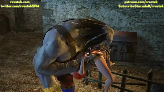 Triss Merigold captured by Gaint Cyclop monster