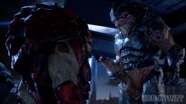 Wrex Gets Facial’d by Grunt (Mass Effect)