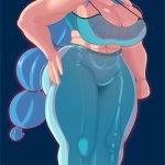 Fladdy on X: Futa Fladdy again The yoga pants keep the bulge down : o One day i will be good at drawing arms n hands! lol
