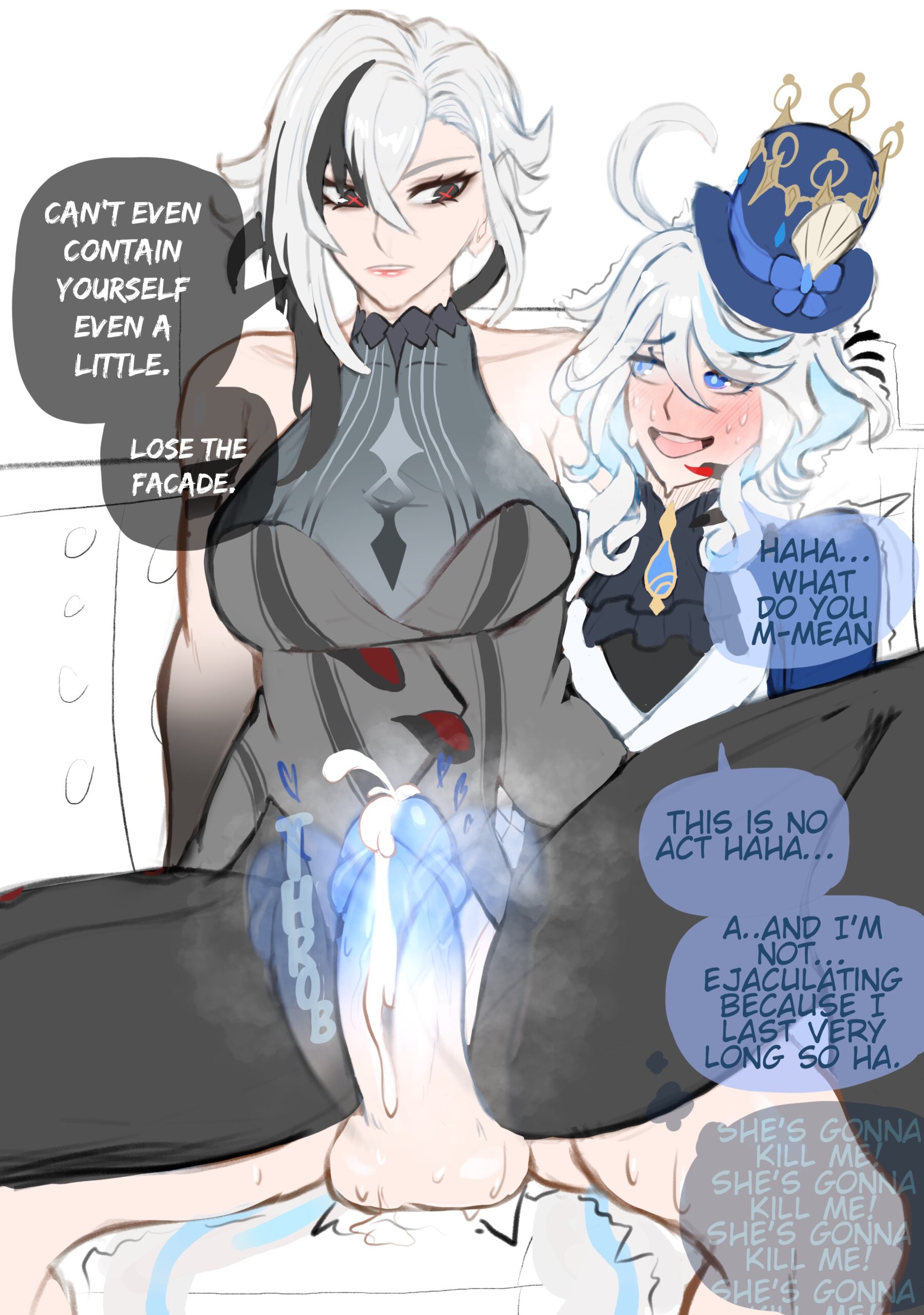Futanari hentai cum genshin impact