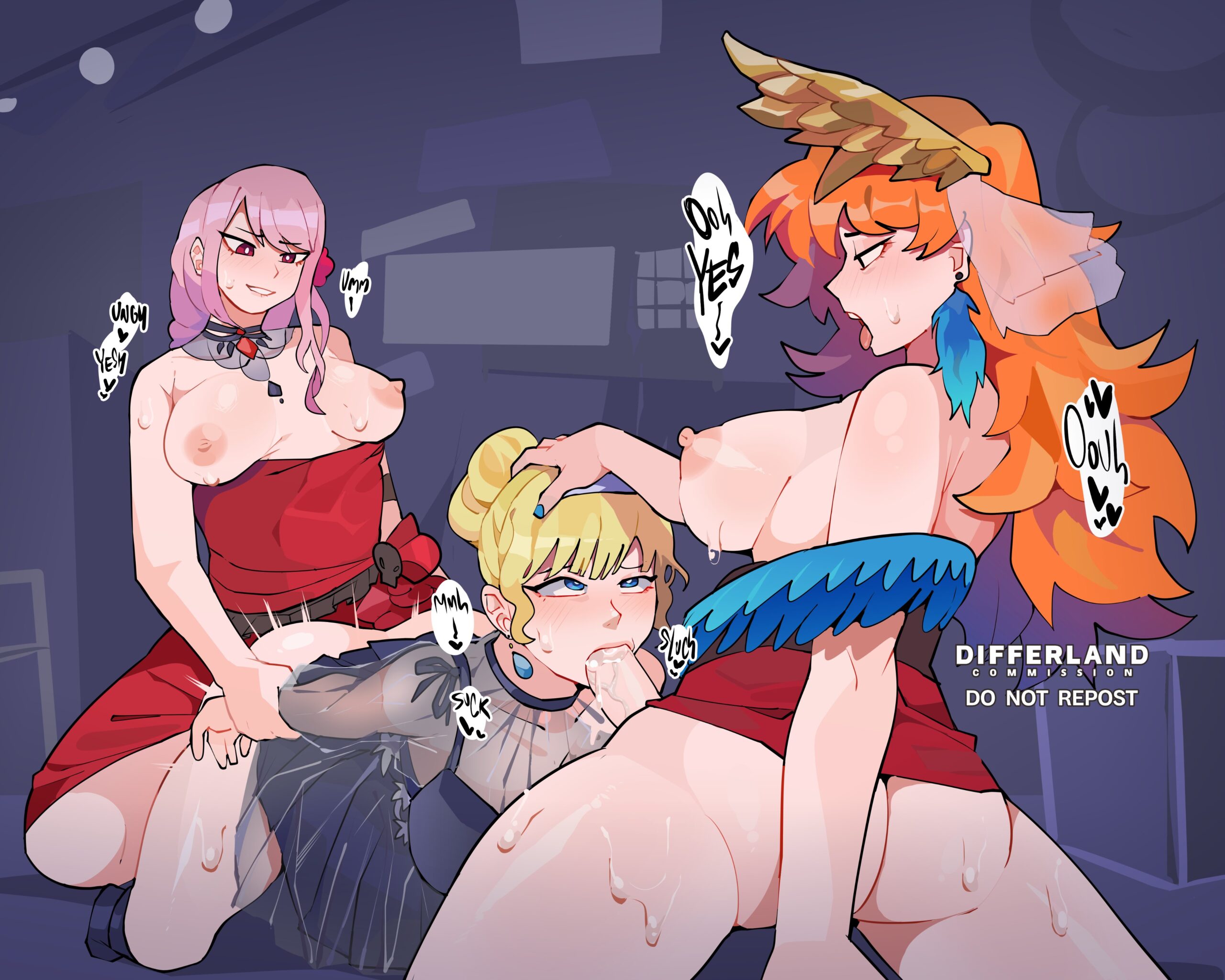 Nerissa x kaira x calliope futa xxx