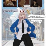 Denji x Futa power comic porn