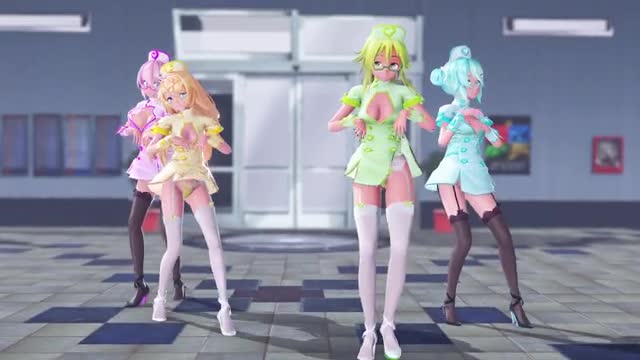 [4kmmd]Vocaloid Pinl Label diff-low angle ver