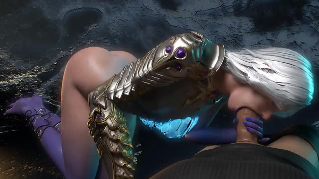 Aurora (Paragon) blowjob by Pewposterous