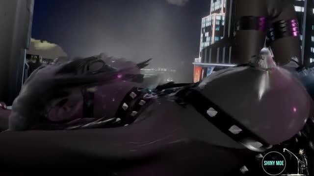 Brain Damage Part 1 – black latex version [Shiny Moe]