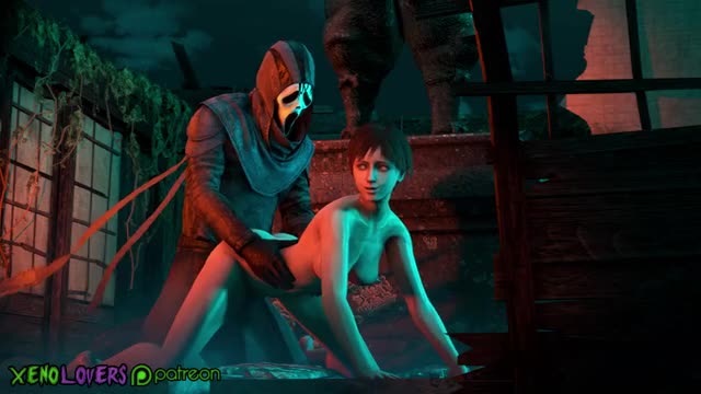 Ghostface and Rebecca Chambers have some outside fun!