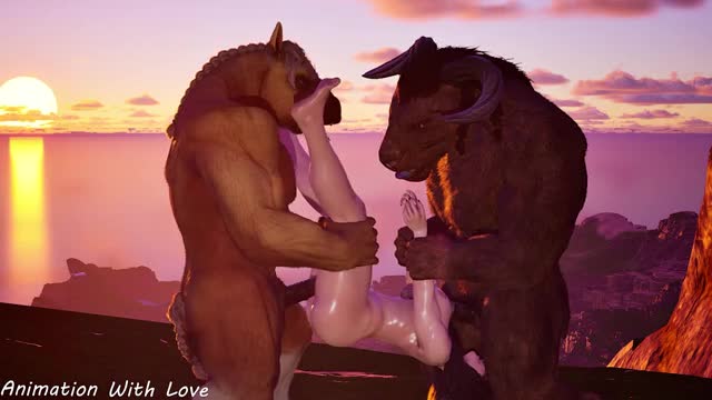 Hot DP Furry sex