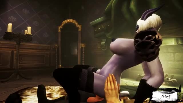 Hot Female Draenei and Male Human