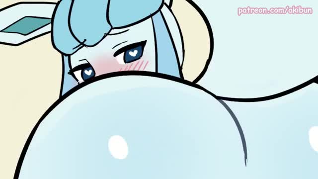 In summer heat glaceon oiled up