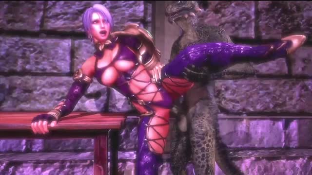 Ivy submitting herself to lizard